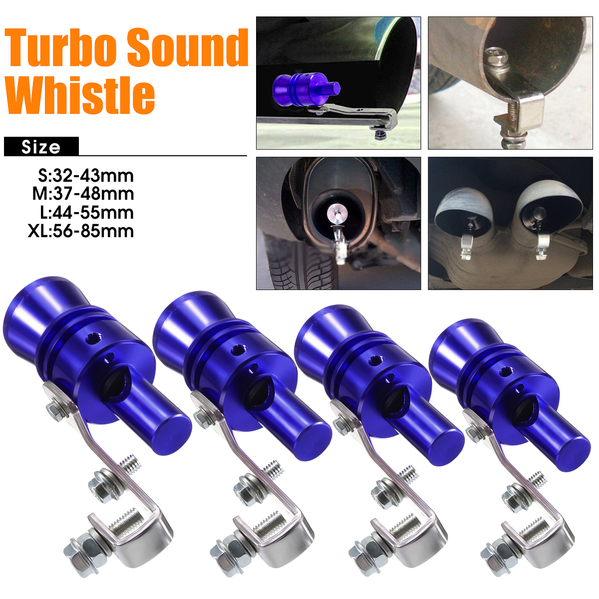 Blue-Car-Exhaust-False-Turbo-Whistle-Pipe-Sound-Muffler-Bov-Blow-Off-Valve-965879