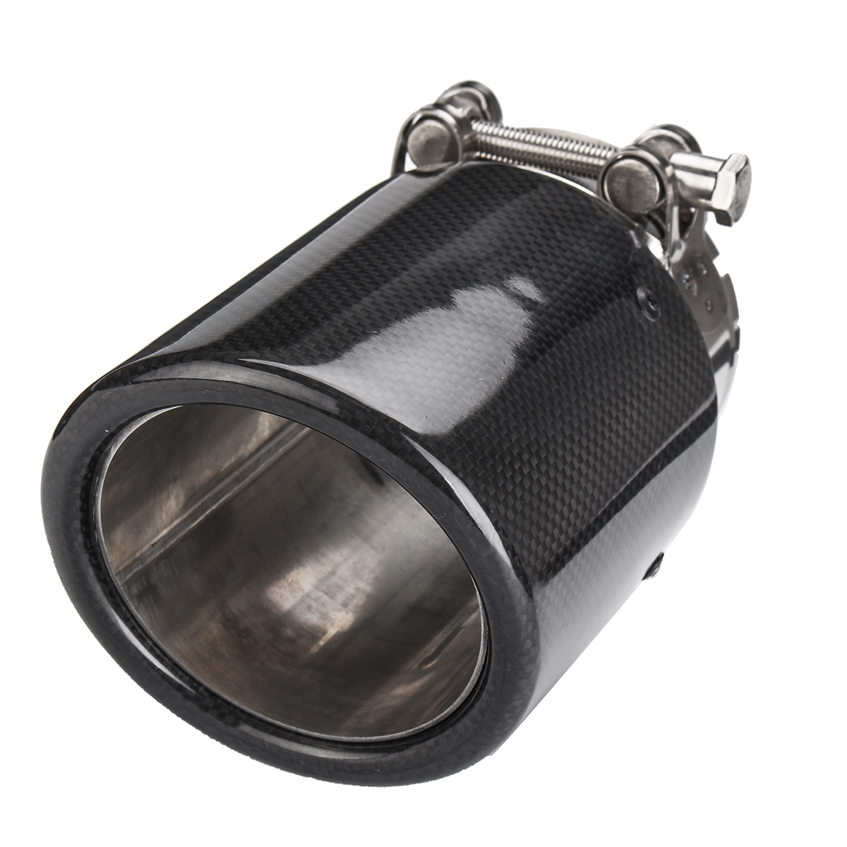 Car-Exhaust-Tip-Glossy-Black-Carbon-Fiber-End-Pipe-Muffler-Universal-80mm-101mm-1700165