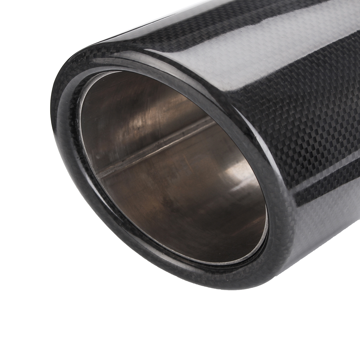 Car-Exhaust-Tip-Glossy-Black-Carbon-Fiber-End-Pipe-Muffler-Universal-80mm-101mm-1700165