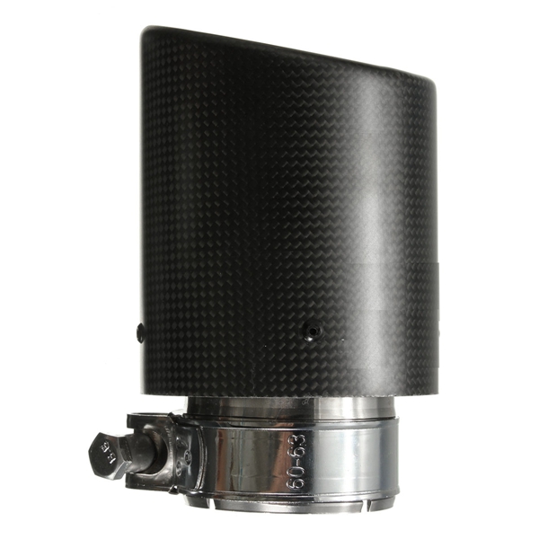 Carbon-Fiber-Exhaust-Muffler-Tip-Pipe-90mm-Outlet-Dia-60mm-Inlet-Dia-for-BMW-1008868