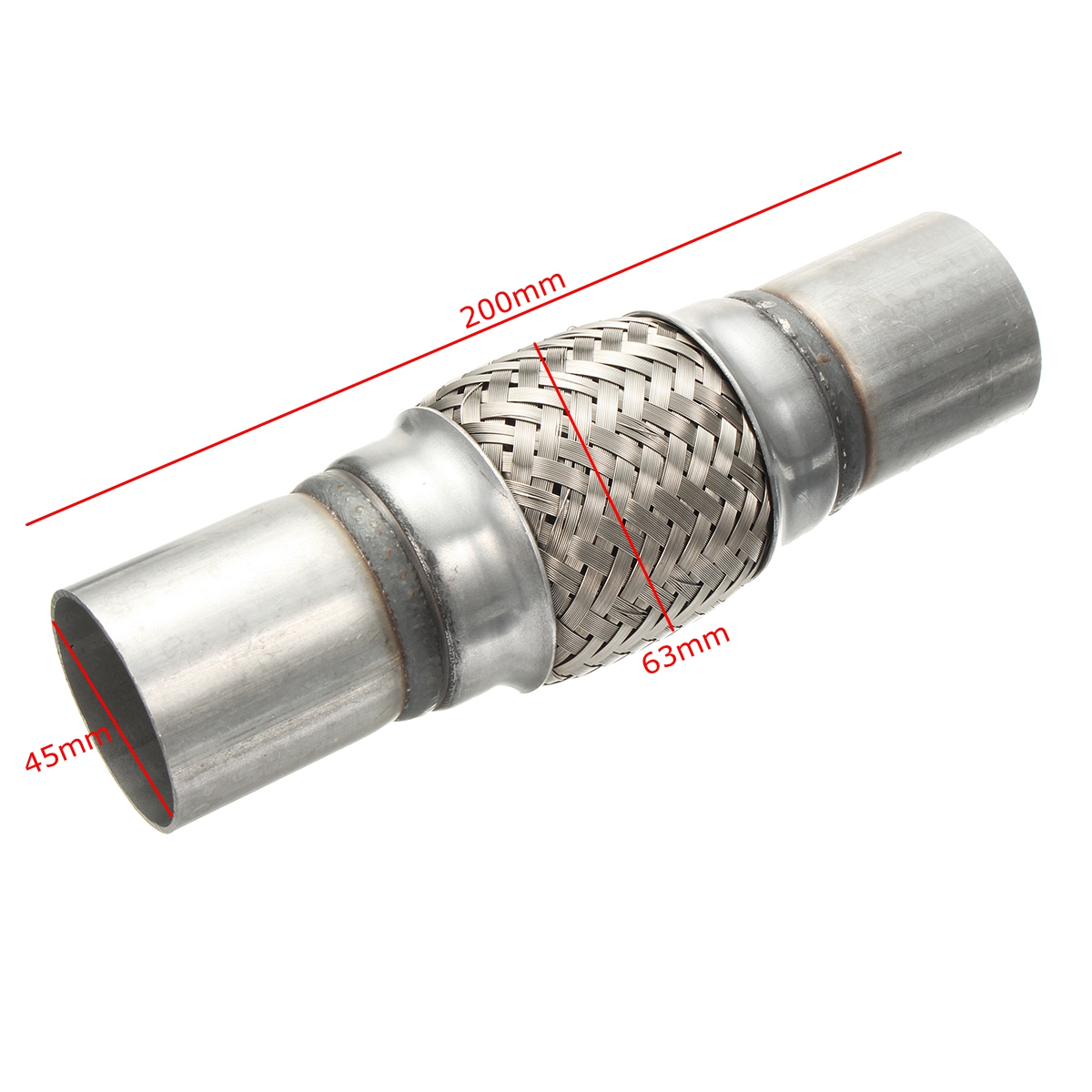 Exhaust-Clamp-On-Flexi-Tube-Joint-Flexible-Pipe-Repair-45x200mm-Flex-1188846