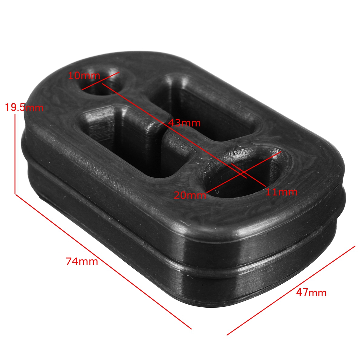 Exhaust-Rubber-Mount-Mounting-Ring-Hanger-Bracket-Support-Holder-For-Peugeot-206-1221666