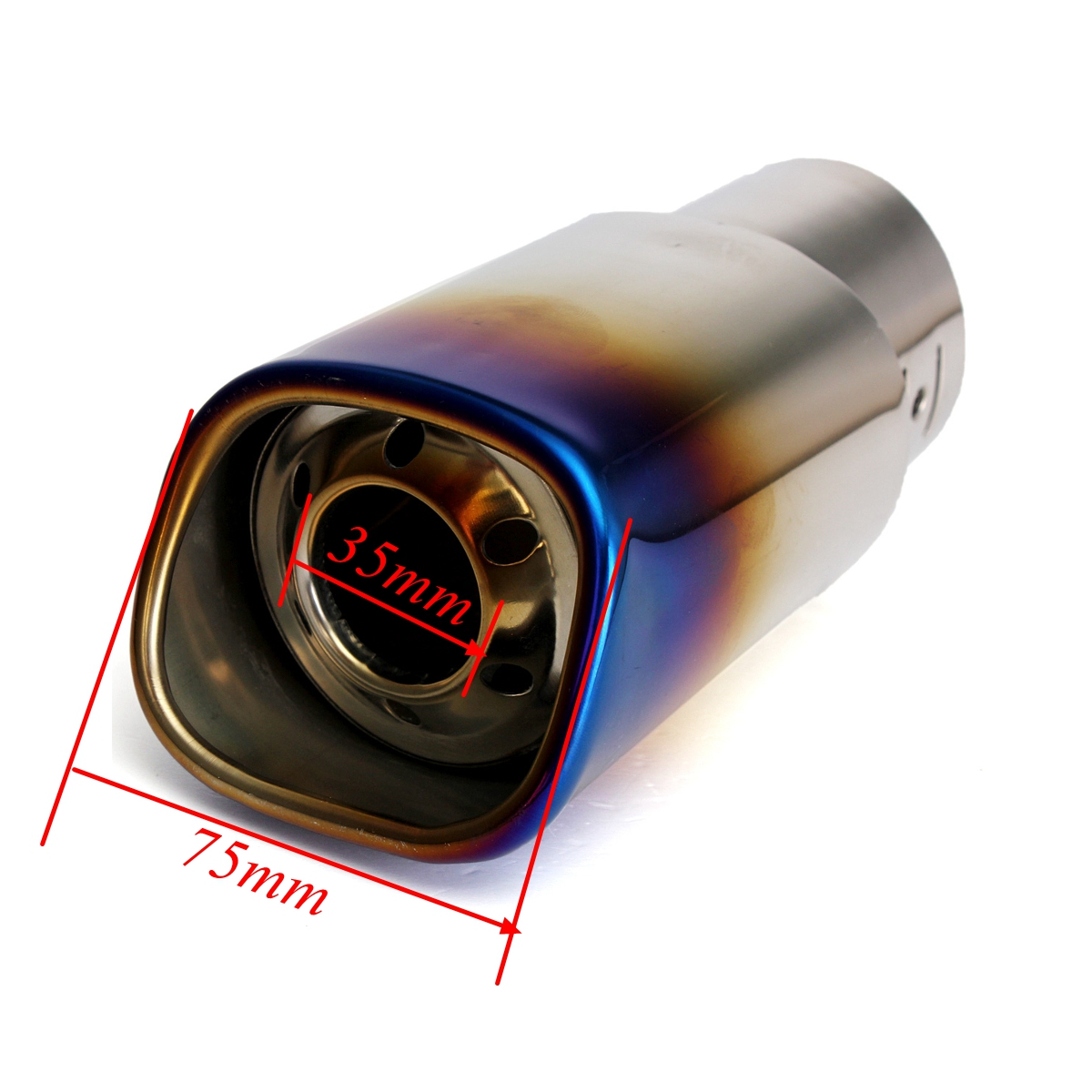 New-Oval-Sport-Chrome-Exhaust-Tailpipe-Muffler-Tip-Trim-End-for-Land-Rover-Sport-1014680