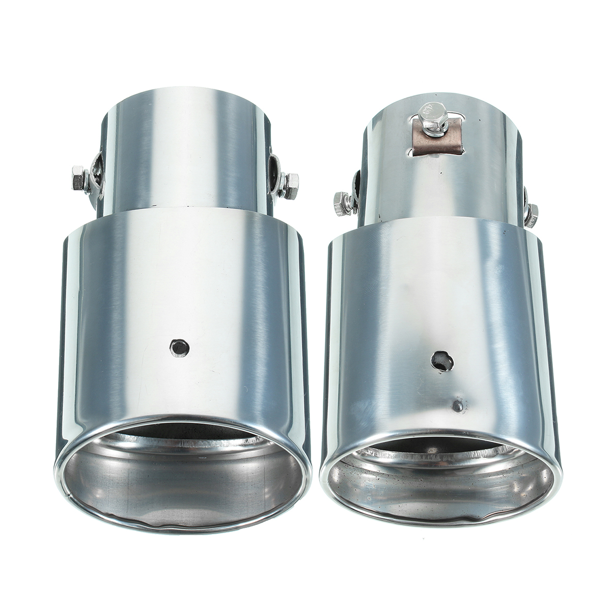 Universal-Car-Exhause-Muffler-Stainless-Steel-Pipe-Modified-Rear-Tail-Throat-1228453
