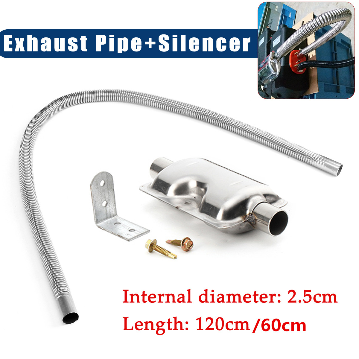 120cm-Stainless-steel-Exhaust-Pipe--Silencer-For-Parking-Air-Diesel-Heater-1373024