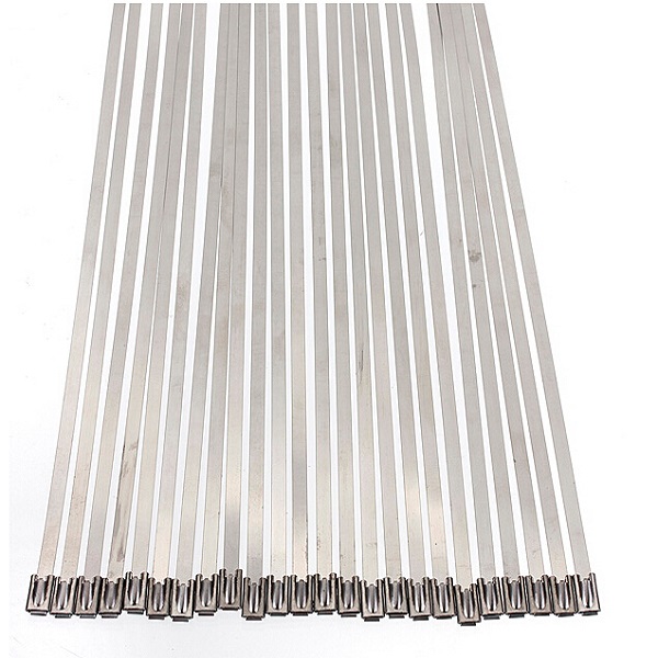 20pcs-Stainless-Steel-Exhaust-Insulating-Fiber-Glass-Wrap-Pipe-Tie-962523