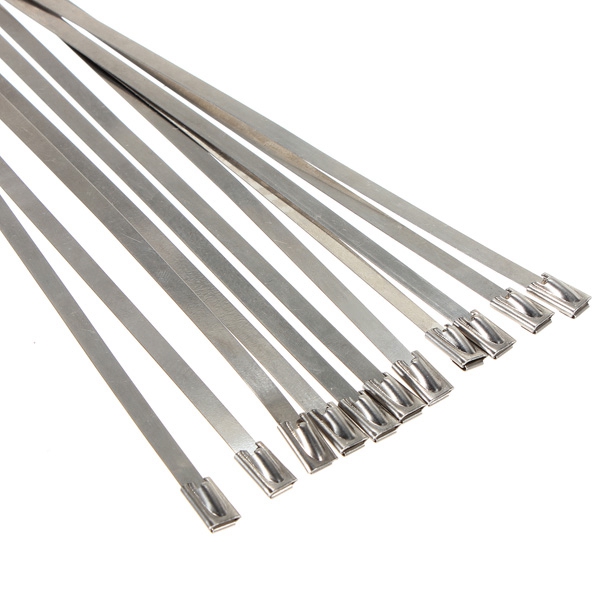 20pcs-Stainless-Steel-Exhaust-Insulating-Fiber-Glass-Wrap-Pipe-Tie-962523