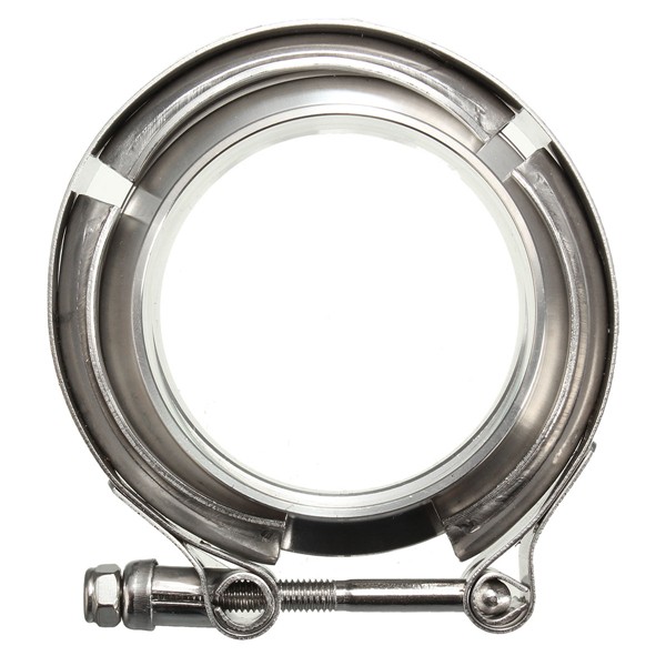 25Inch-V-Band-Clamp-with-Flanges-Turbo-Exhaust-Down-Pipe-Universal-Stainless-63mm-1009436
