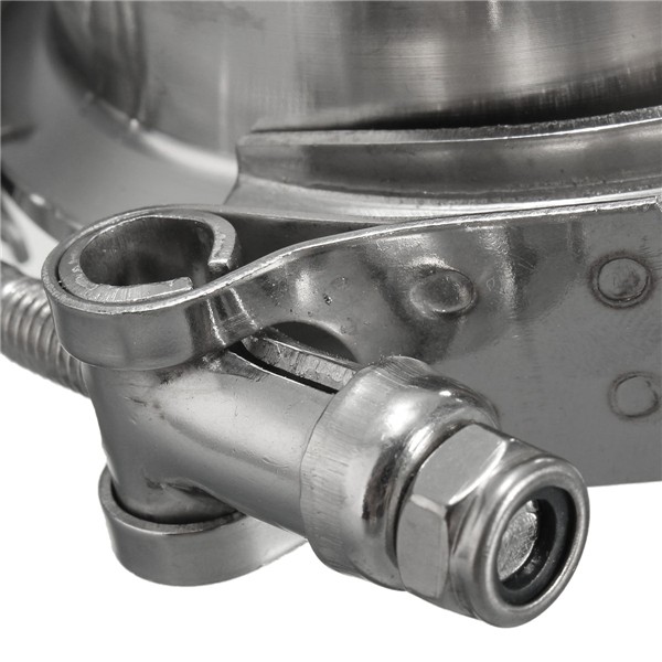 25Inch-V-Band-Clamp-with-Flanges-Turbo-Exhaust-Down-Pipe-Universal-Stainless-63mm-1009436