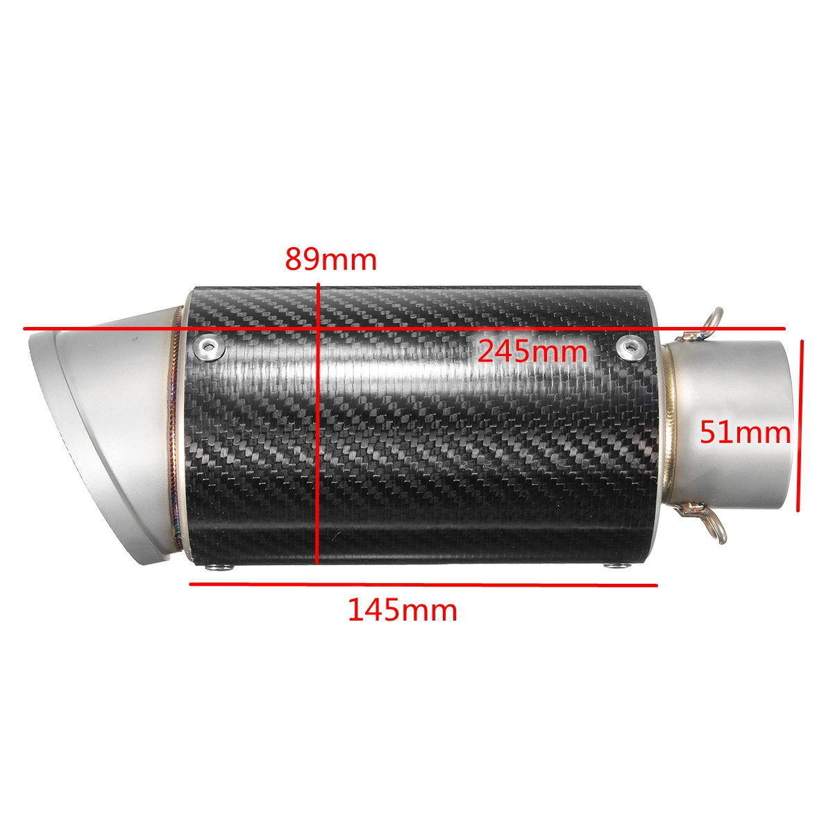 28-51mm-38-51mm-Universal-Motorcycle-Cylinder-Exhaust-Muffler-Pipe-Carbon-Fiber-1113380