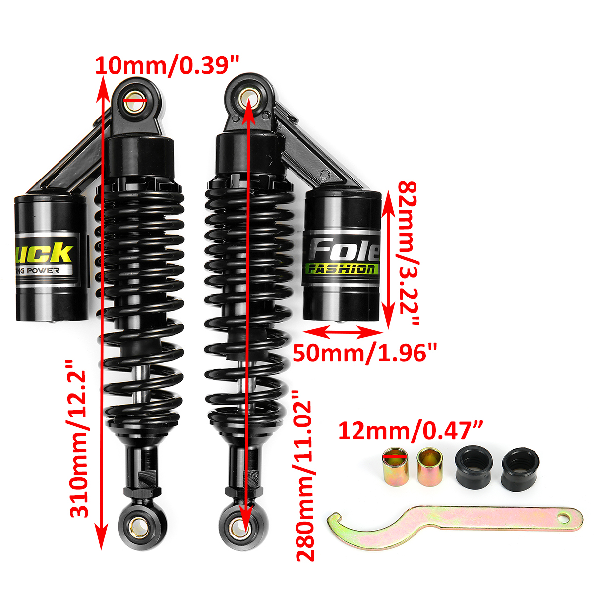 280mm11quot-Universal-Motorcycle-Air-Shock-Absorber-Rear-Suspension-For-Yamaha-Motor-Scooter-ATV-Qua-1796778