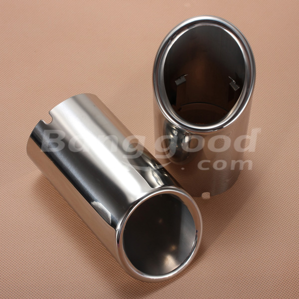 2PCS-Chrome-Exhaust-Muffler-Tip-Pipes-For-09-12-Audi-A4-Q5-57024