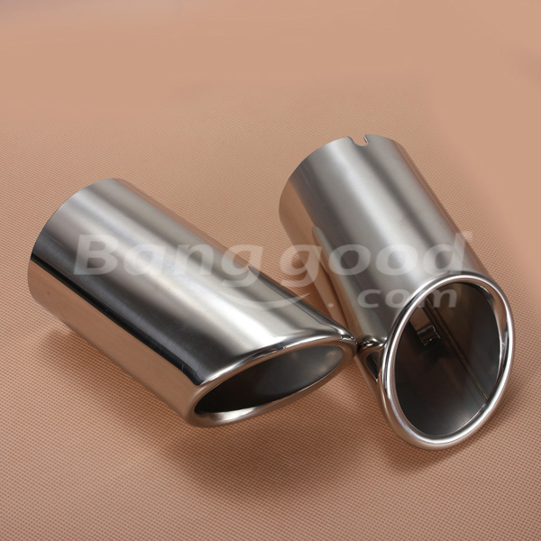 2PCS-Chrome-Exhaust-Muffler-Tip-Pipes-For-09-12-Audi-A4-Q5-57024