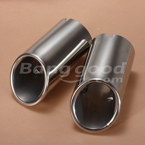 2PCS-Chrome-Exhaust-Muffler-Tip-Pipes-For-09-12-Audi-A4-Q5-57024