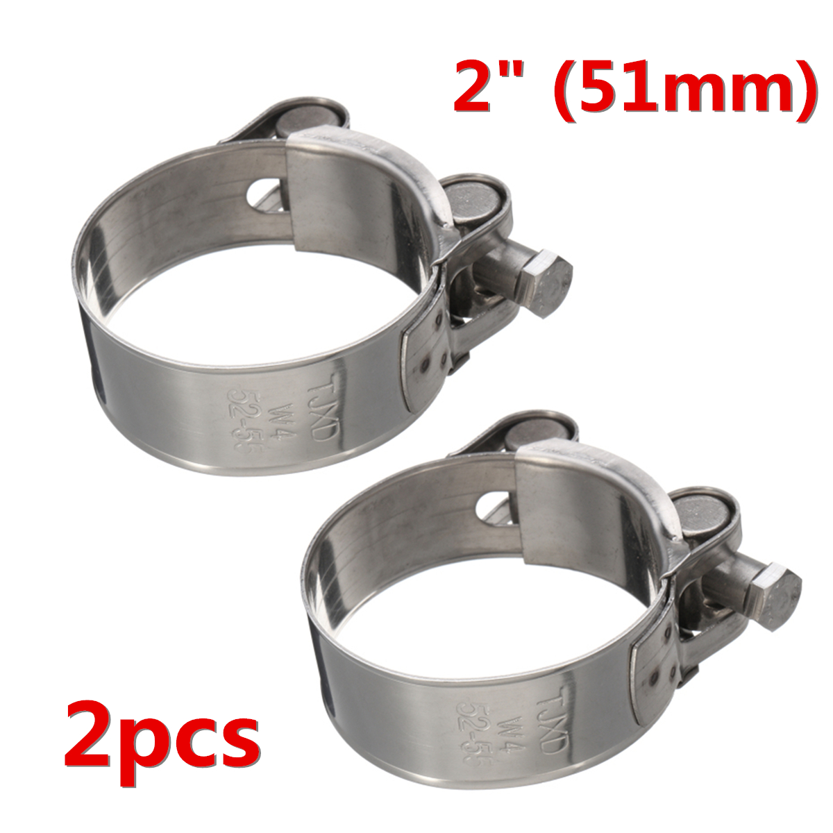 2pcs-Motorcycle-2-inch-51mm-Stainless-Steel-Band-Exhaust-Pipe-Clamp-Kit-Universal-1726995