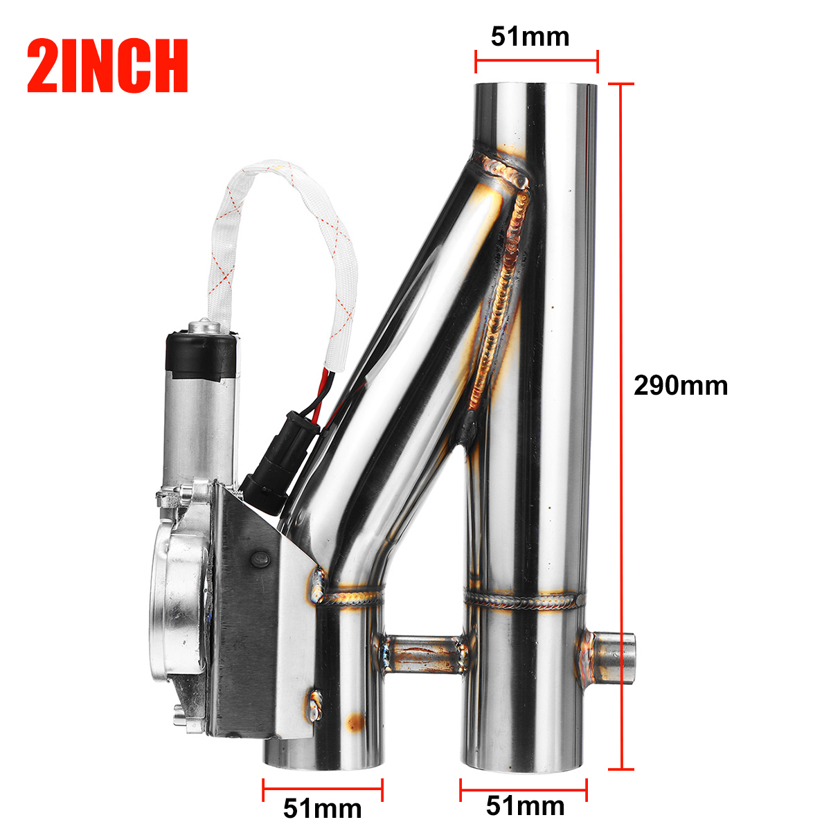 2quot225quot253-Electric-Exhaust-Catback-Downpipe-Cutout-E-Cut-Out-Valve-System-Kit-1823445