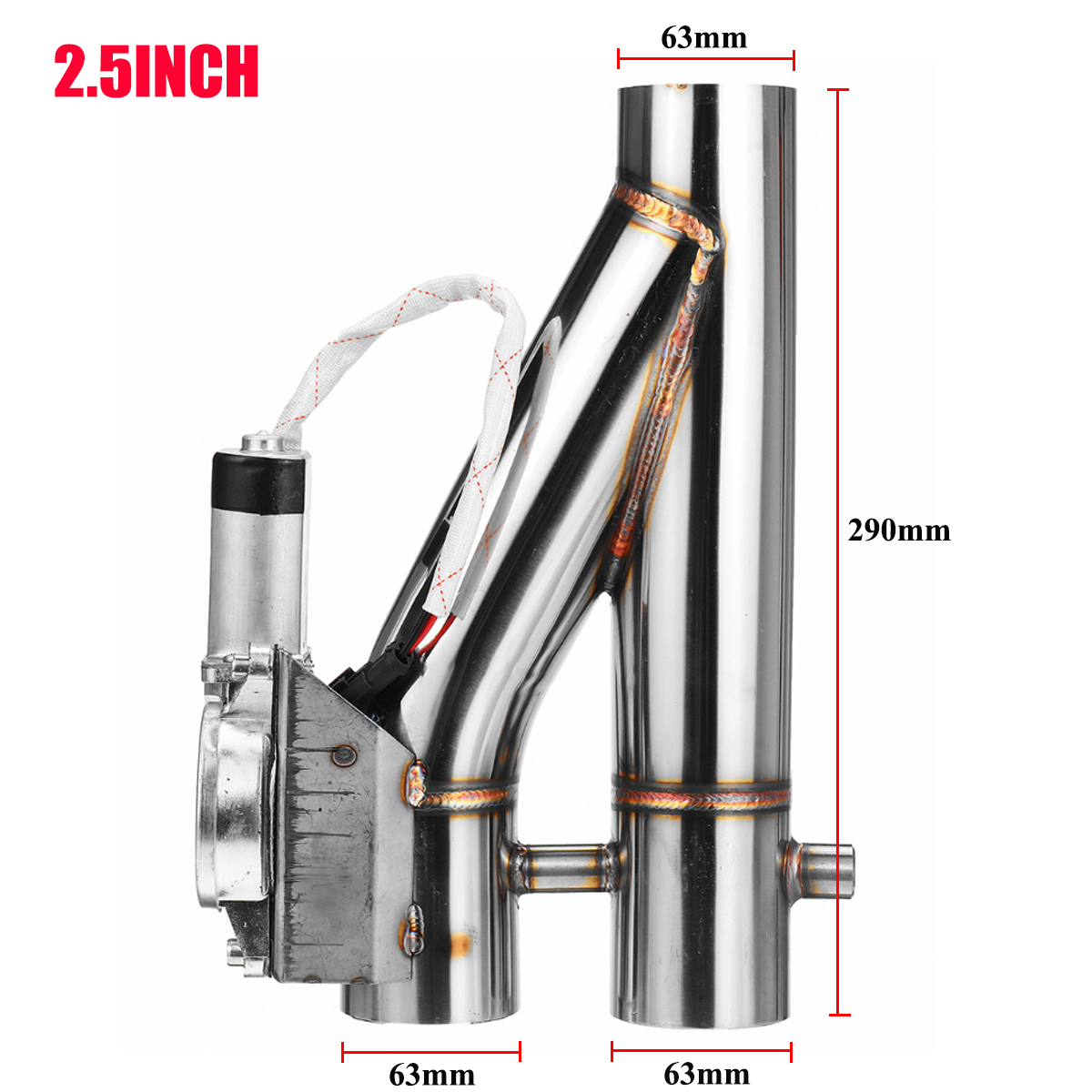 2quot225quot253-Electric-Exhaust-Catback-Downpipe-Cutout-E-Cut-Out-Valve-System-Kit-1823445