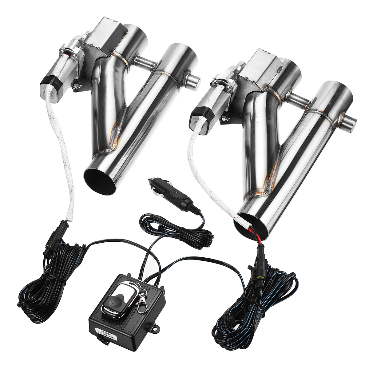 2quot225quot253-Electric-Exhaust-Catback-Downpipe-Cutout-E-Cut-Out-Valve-System-Kit-1823445