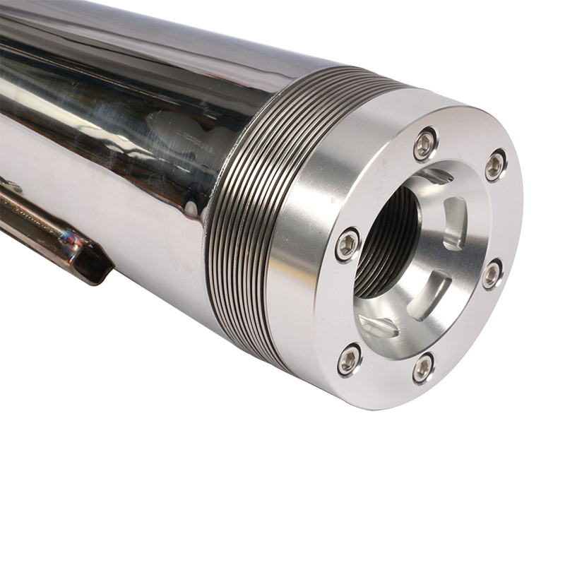 3-14quot-385404345mm-Motorcycle-Exhaust-Muffler-Pipe-Slip-on-Billet-Cap-For-Harley-2014-2017-Chrome-1654191