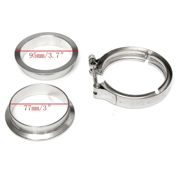 3-Inch-Exhaust-V-Band-Clamps-with-Flange-Down-Pipe-Intercooler-Stainless-Universal-1009423