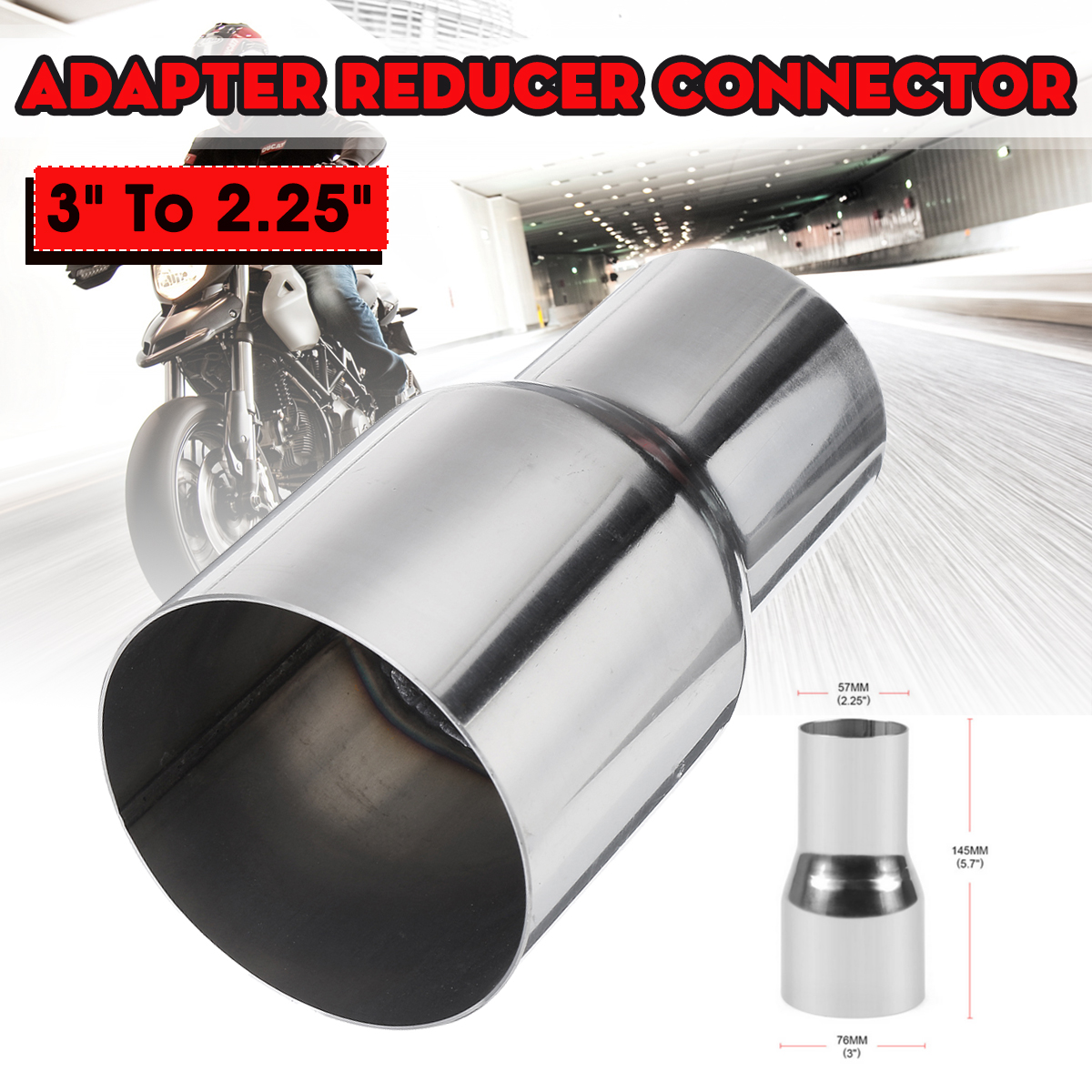 3-Inch-To-225-Inch-Exhaust-Reducer-Connector-Adapter-Pipe-Tube-Stainless-Tapered-Standard-Universal-1666159