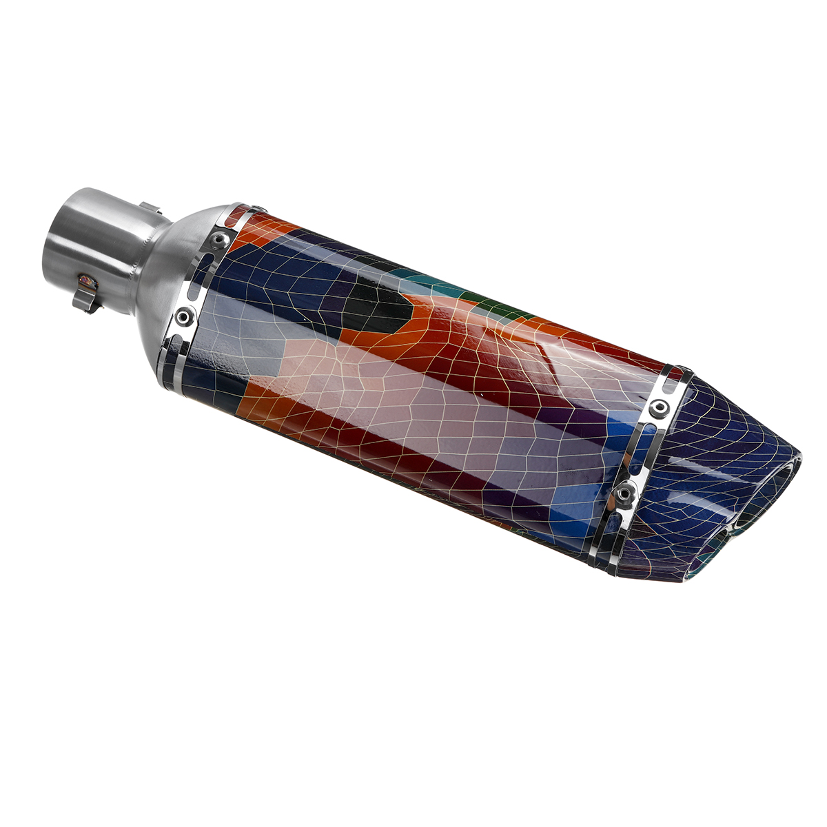 310mm-Universal-Short-Motorcycle-Exhaust-Muffler-Double-Outlet-Pipe-38-51mm-1633400