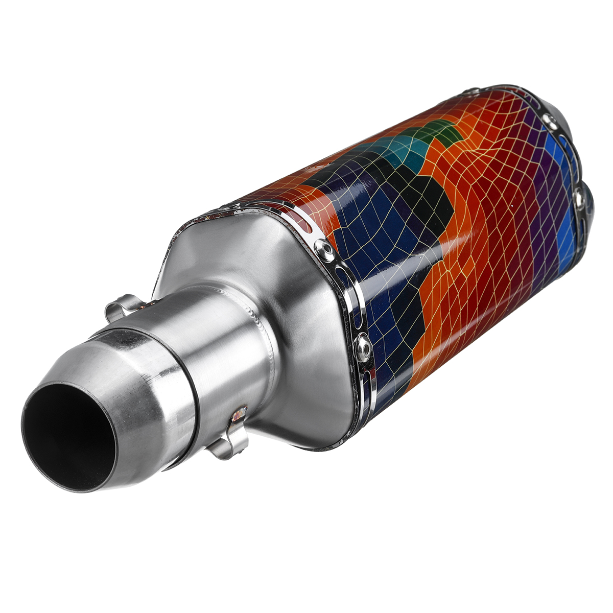 310mm-Universal-Short-Motorcycle-Exhaust-Muffler-Double-Outlet-Pipe-38-51mm-1633400