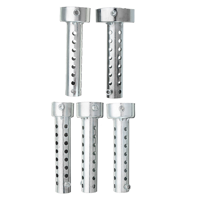 35mm42mm45mm48mm60mm-Motorcycle-Exhaust-Can-Muffler-Silencer-Chrome-Universal-1253685