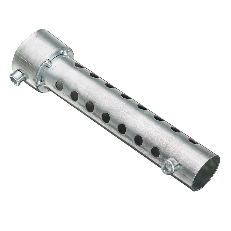 35mm42mm45mm48mm60mm-Motorcycle-Exhaust-Can-Muffler-Silencer-Chrome-Universal-1253685