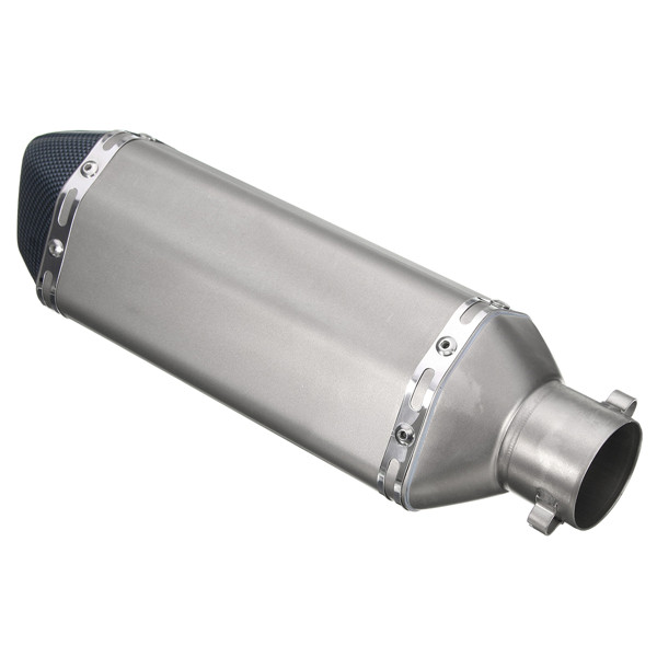 36-51mm-Universal-Motorcycle-Black-Carbon-Fiber-Exhaust-Muffler-Pipe-w-DB-Killer-1104574