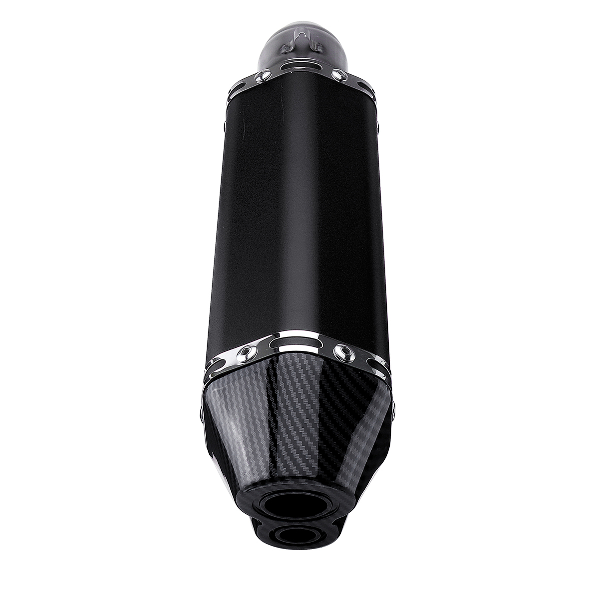 370mm-Motorcycle-Exhaust-Muffler-Tail-Pipe-Tips-DB-Killer-Slip-on-38-51mm-Black-1423779