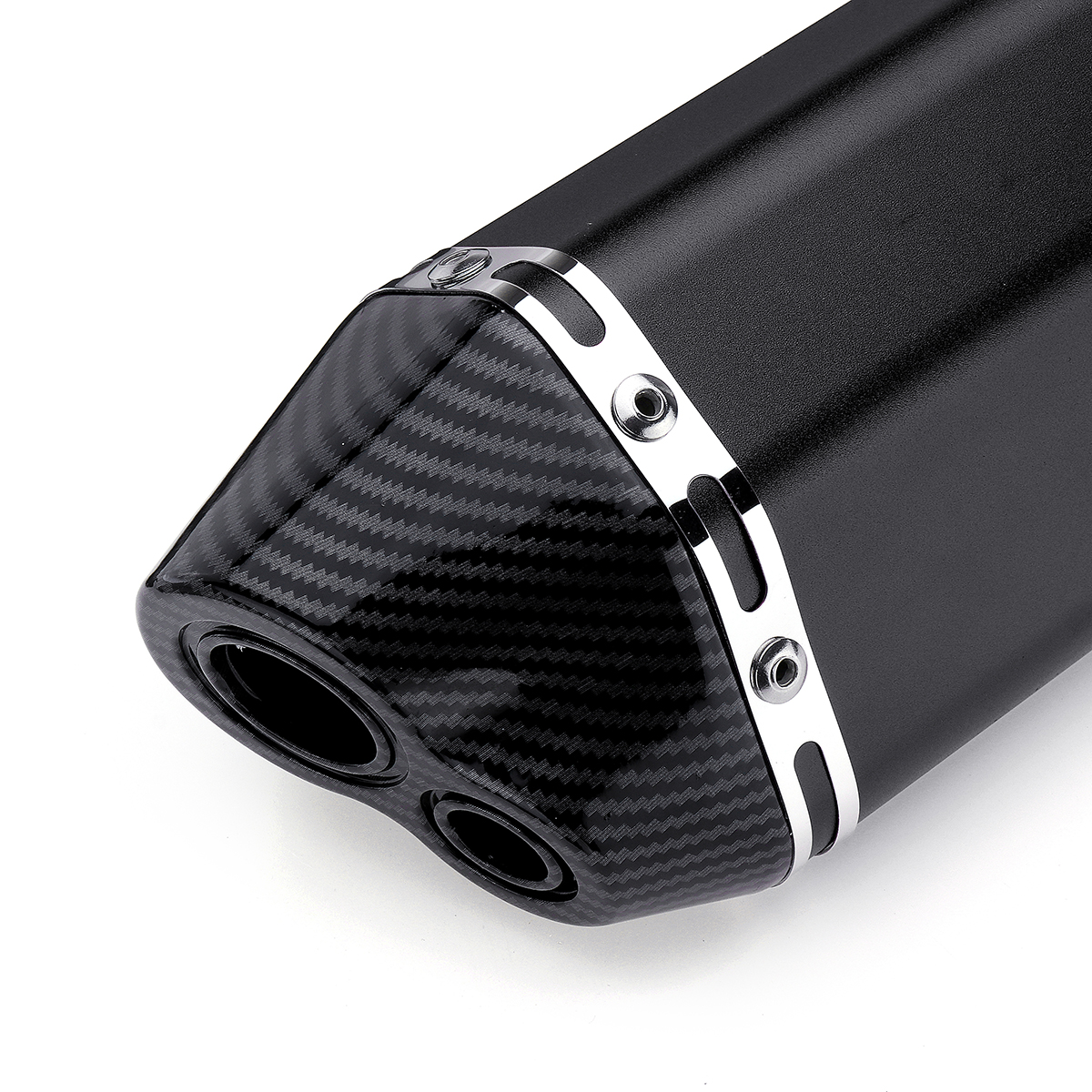370mm-Motorcycle-Exhaust-Muffler-Tail-Pipe-Tips-DB-Killer-Slip-on-38-51mm-Black-1423779