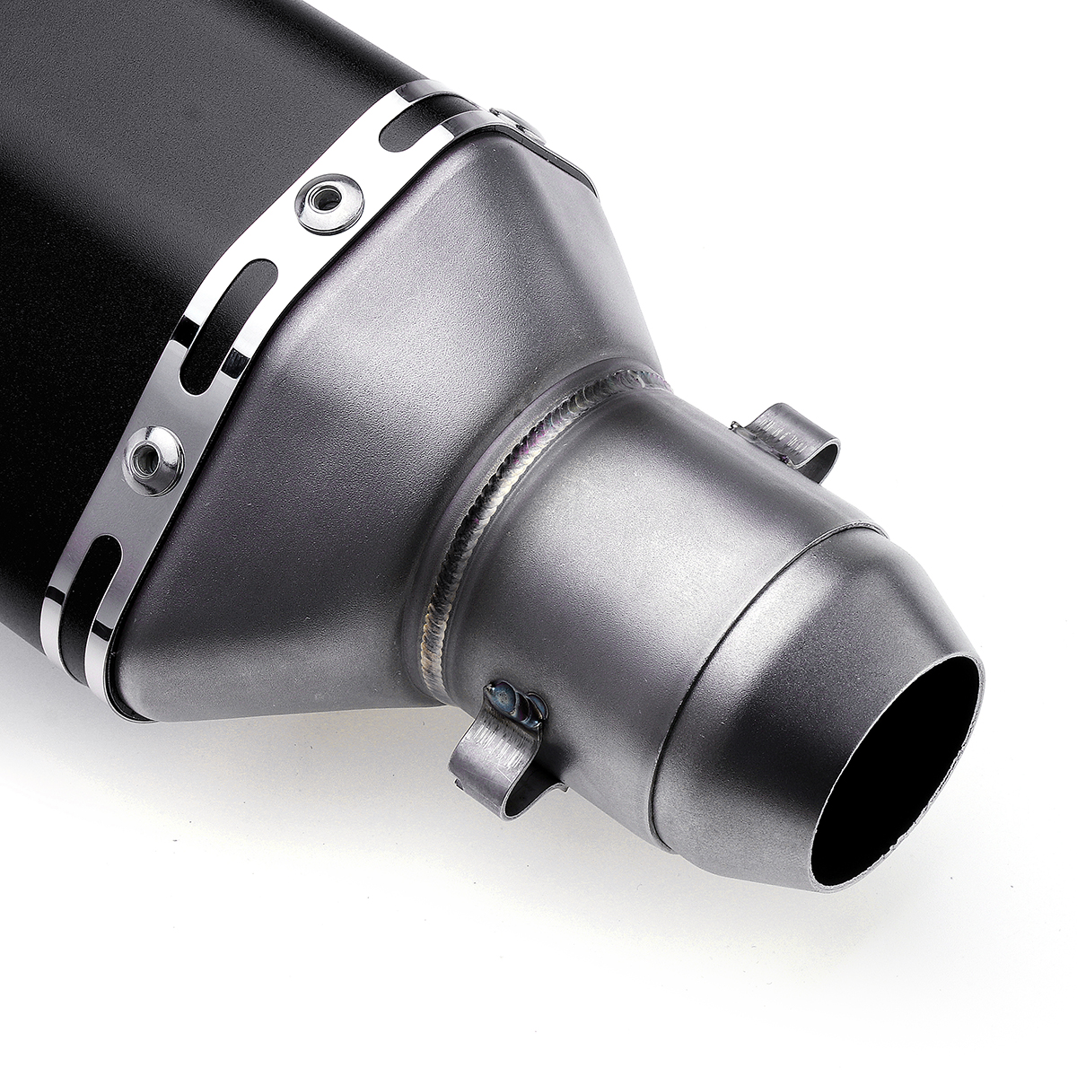 370mm-Motorcycle-Exhaust-Muffler-Tail-Pipe-Tips-DB-Killer-Slip-on-38-51mm-Black-1423779