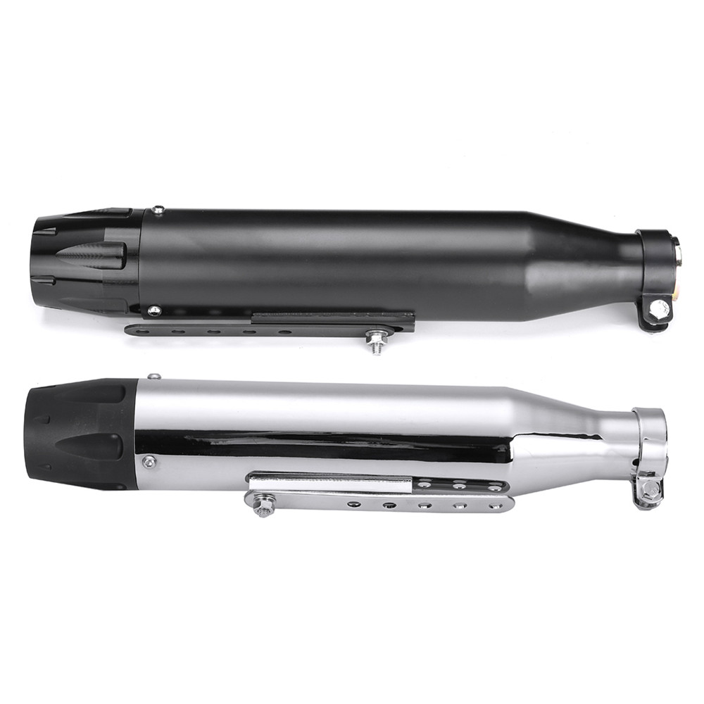 38-40mm-Inlet-Universal-Motorbike-Motorcycle-Vintage-Modified-Exhaust-Muffler-1464513
