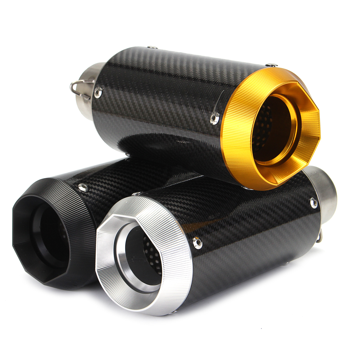 38-51mm-125-1200CC-Motorcycle-Slip-On-Round-Exhaust-Muffler-Carbon-Fiber-Sport-1200251
