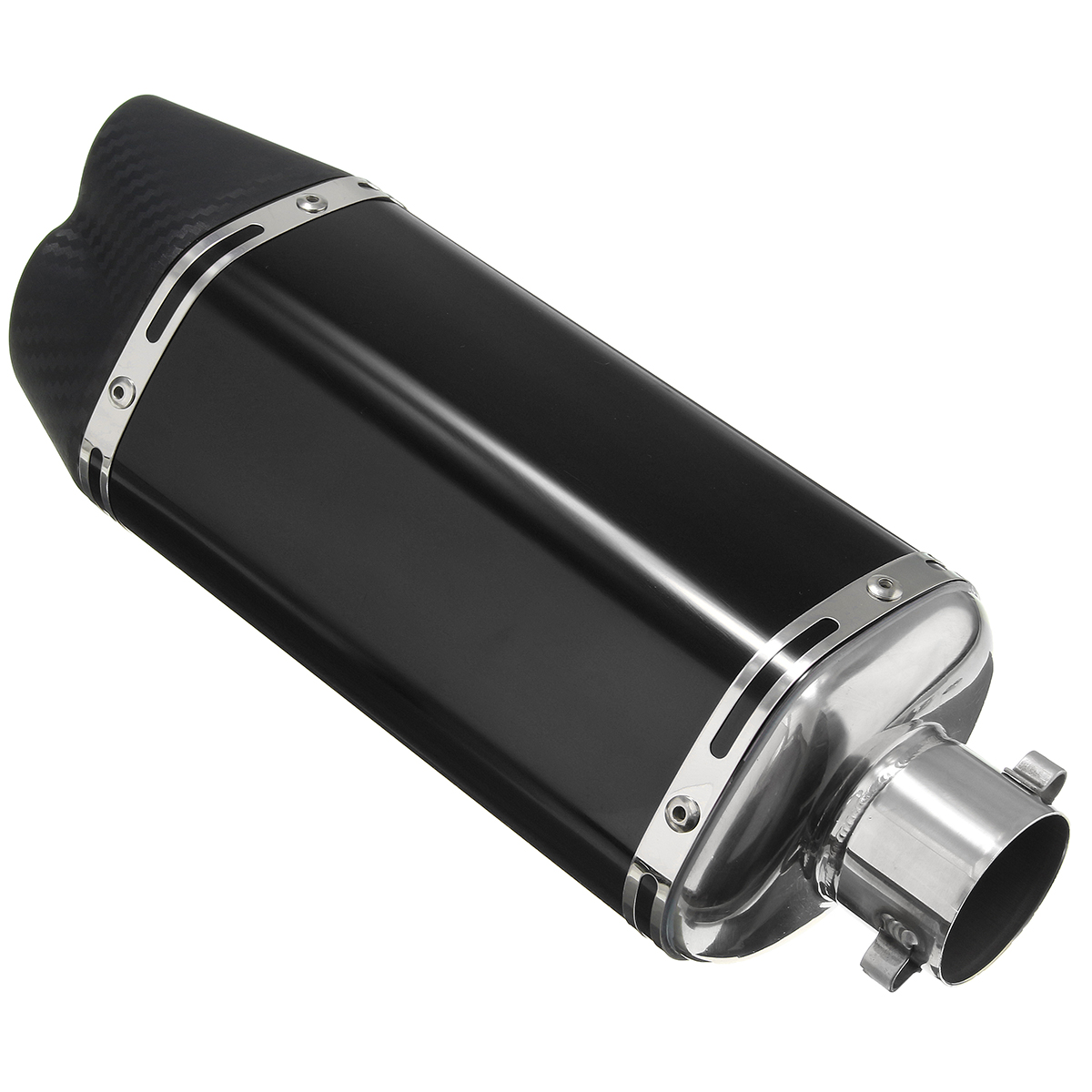 38-51mm-Double-Air-Outlet-Exhaust-Muffler-Pipe-Motorcycle-Carbon-Stainless-Steel-1121816