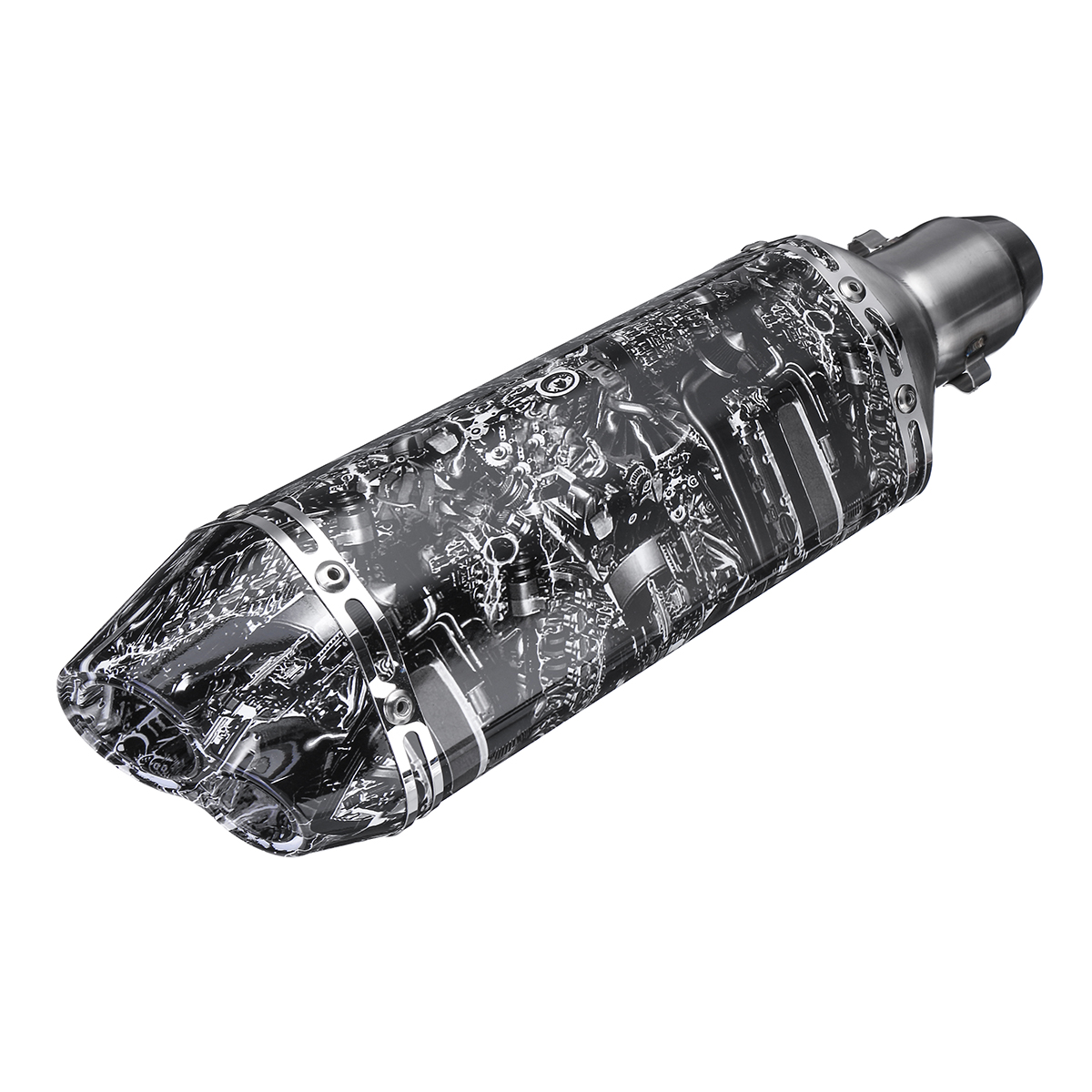 38-51mm-Motorcycle-Bike-Exhaust-Tip-Pipe-Trim-Muffler-Stainless-Steel-Tail-Tube-1613954