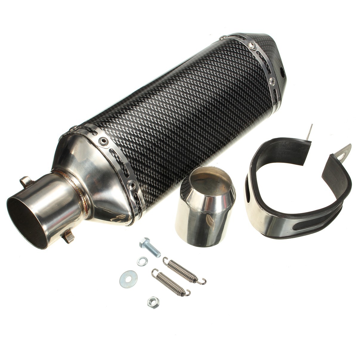 38-51mm-Motorcycle-Carbon-Fiber-Exhaust-Muffler-Pipe-With-Removable-DB-Killer-1720814