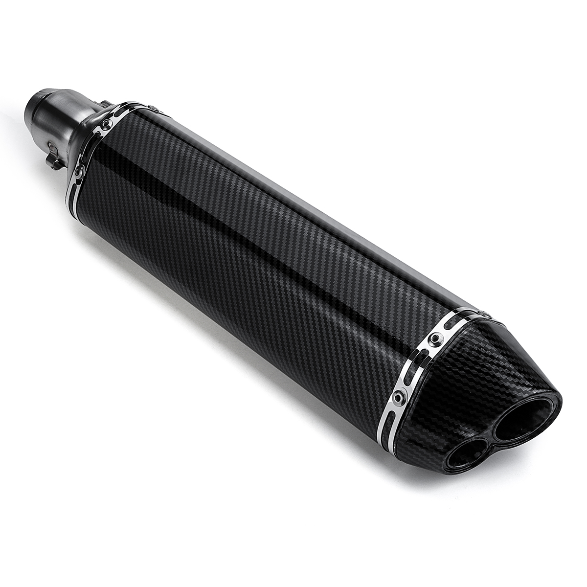 38-51mm-Motorcycle-Double-Outlet-Exhaust-Muffler-Tail-Pipe-Universal-1546839