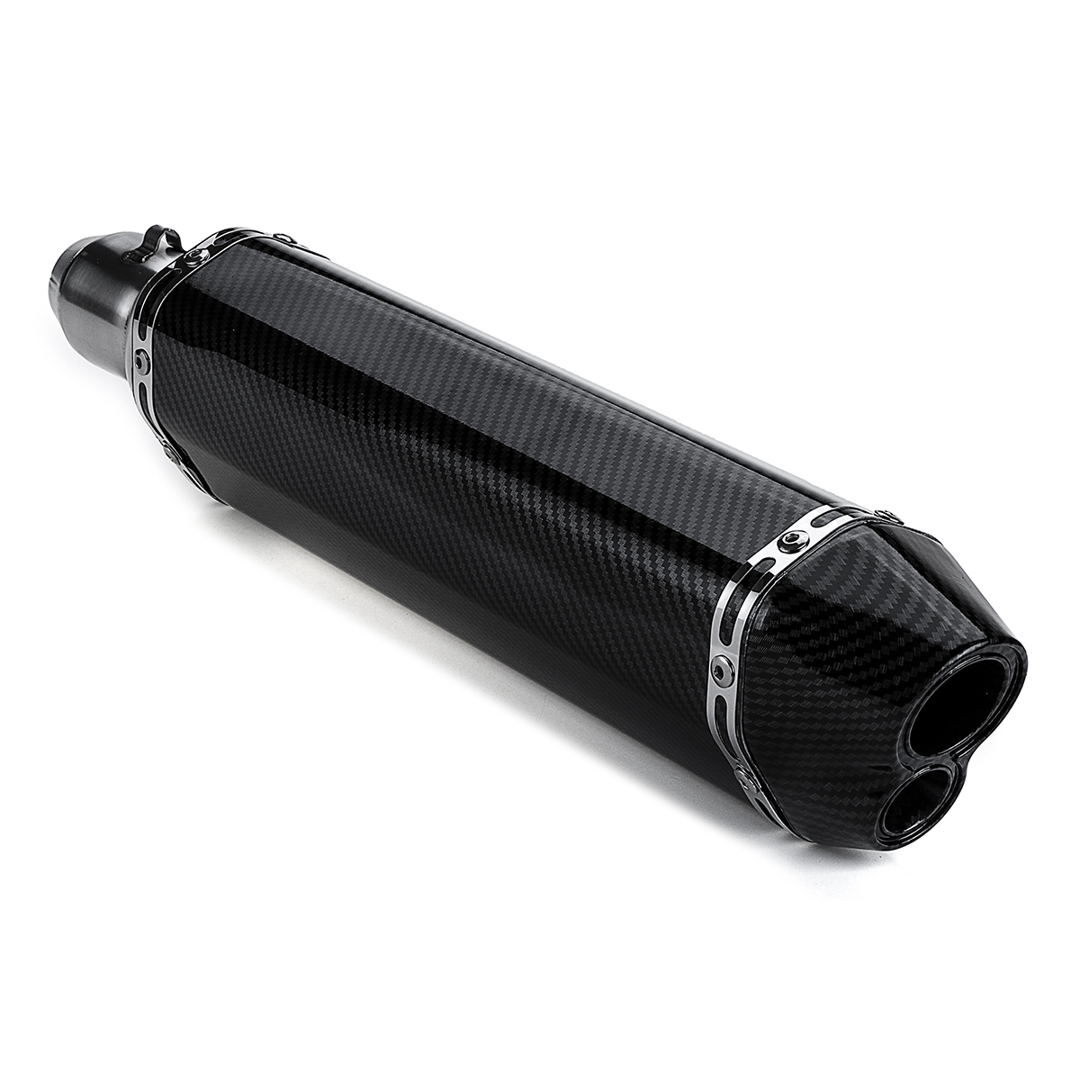 38-51mm-Motorcycle-Double-Outlet-Exhaust-Muffler-Tail-Pipe-Universal-1546839