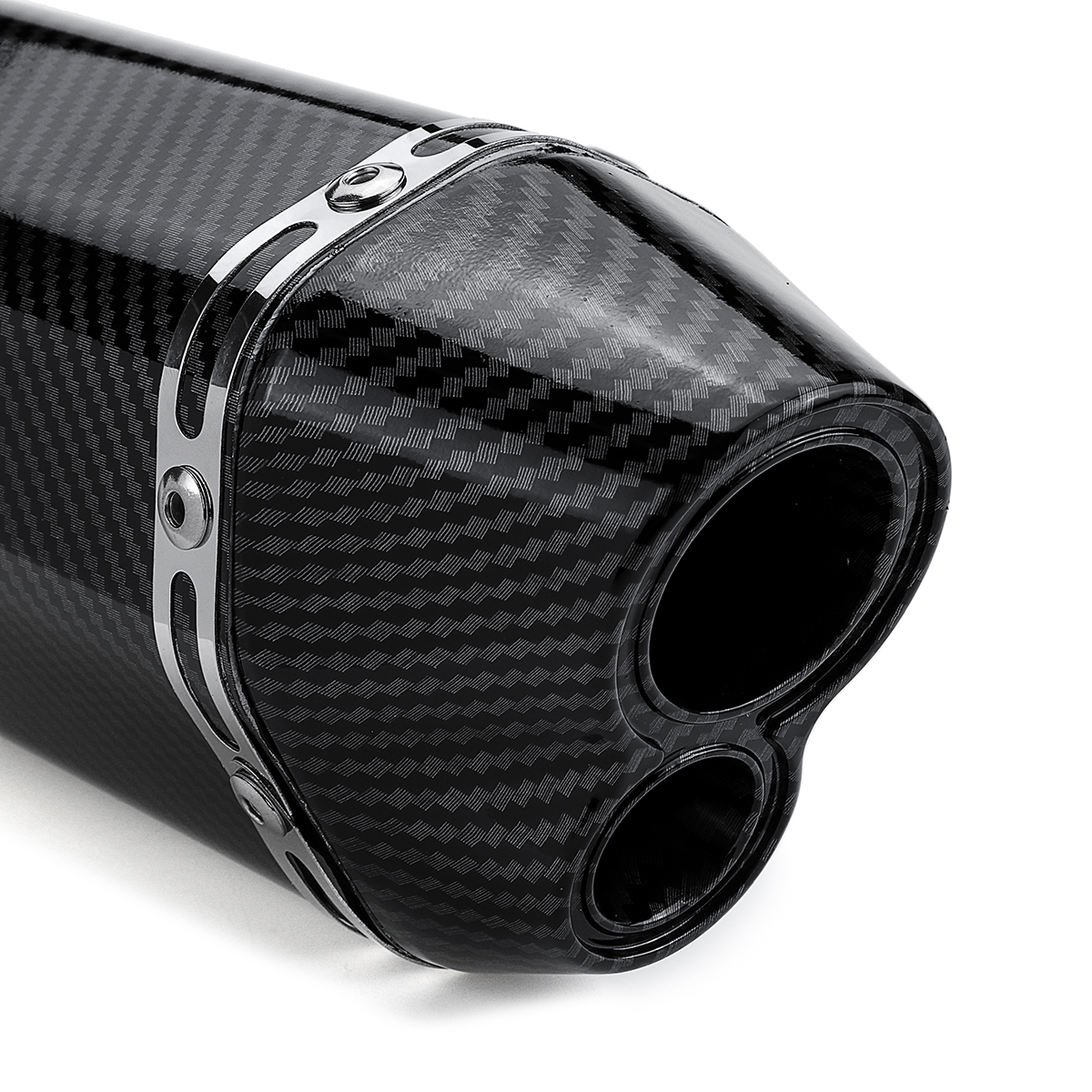 38-51mm-Motorcycle-Double-Outlet-Exhaust-Muffler-Tail-Pipe-Universal-1546839