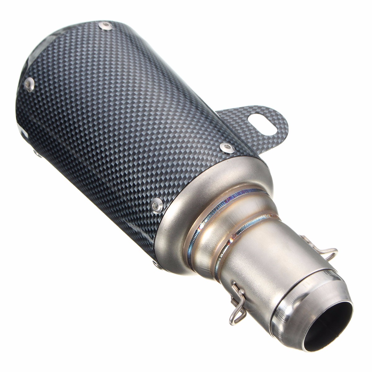 38-51mm-Motorcycle-GP-Exhaust-Muffler-Pipe-Silencer-End-Slip-On-Stainless-Steel-1062505