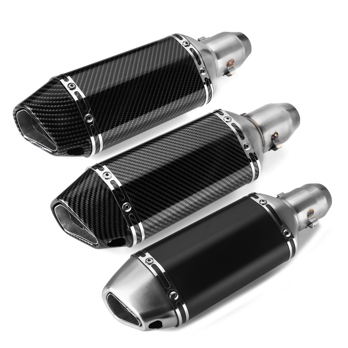 38-51mm-Motorcycle-Signal-Outlet-Exhaust-Muffler-Tail-Pipe-Kit-Universal-310mm-1774301