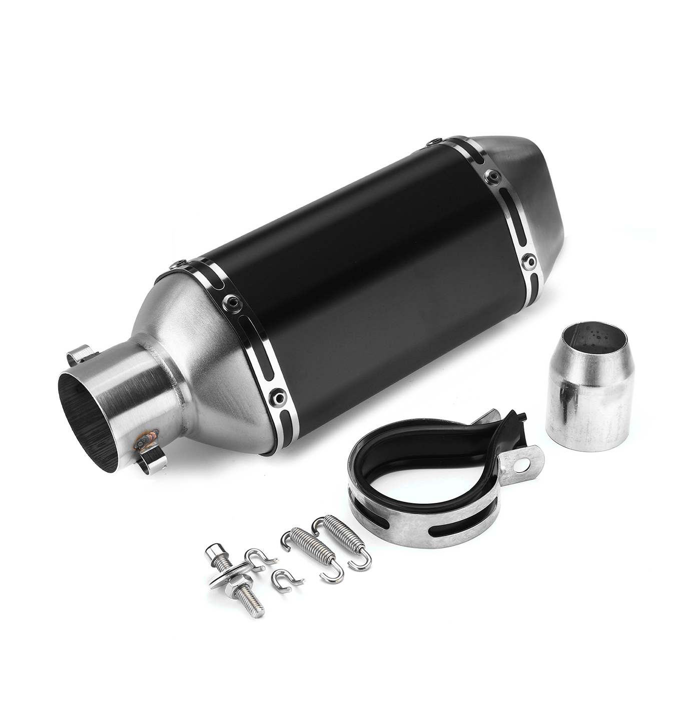 38-51mm-Motorcycle-Signal-Outlet-Exhaust-Muffler-Tail-Pipe-Kit-Universal-310mm-1774301