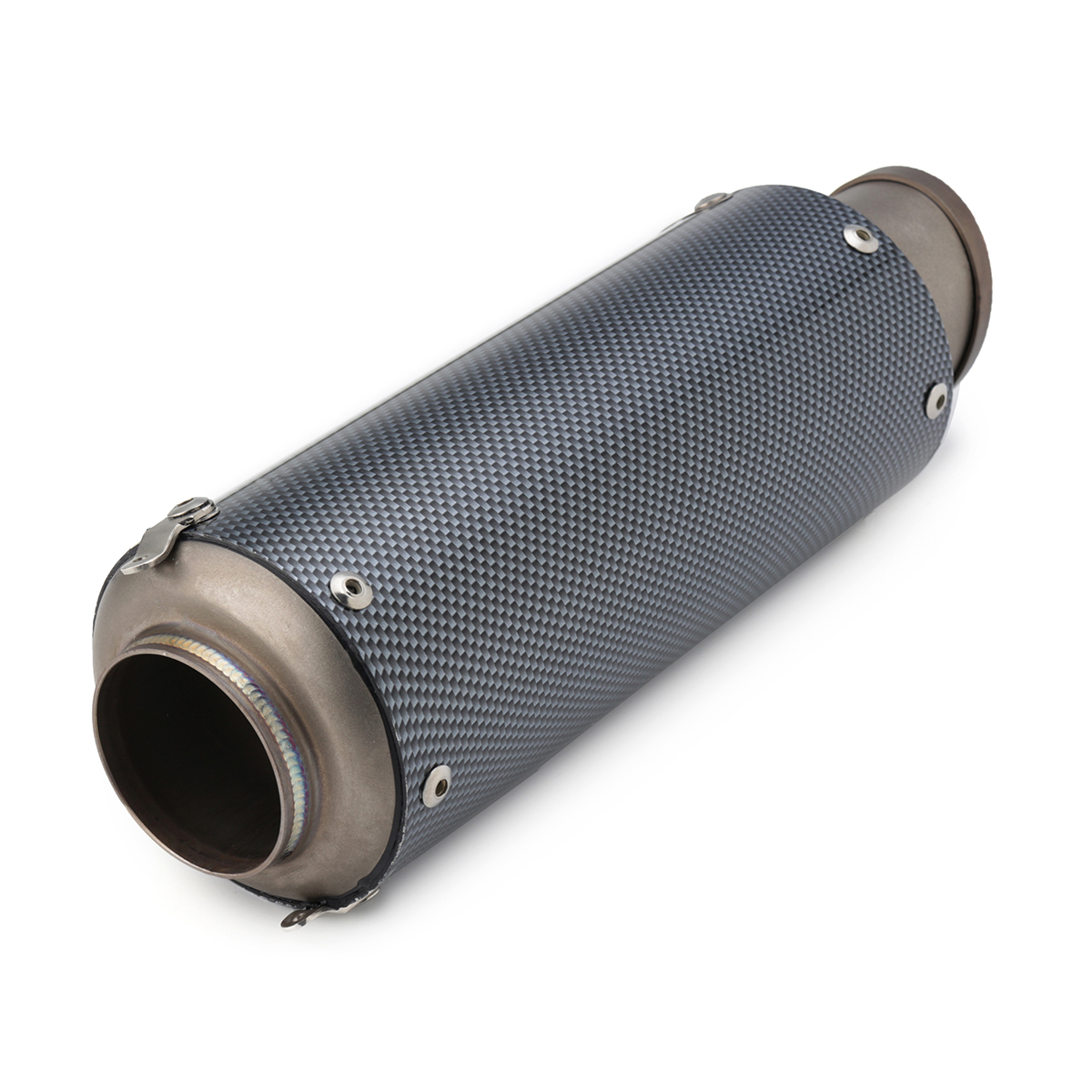 38-51mm-Stainless-Steel-Motorcycle-Exhaust-Muffler-ATV-Tail-Pipe-1289836