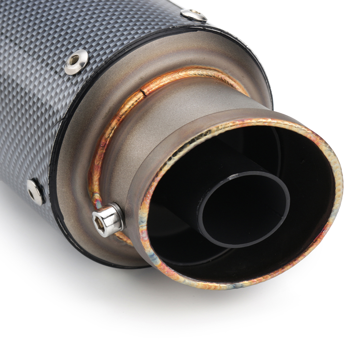 38-51mm-Stainless-Steel-Motorcycle-Exhaust-Muffler-ATV-Tail-Pipe-1289836