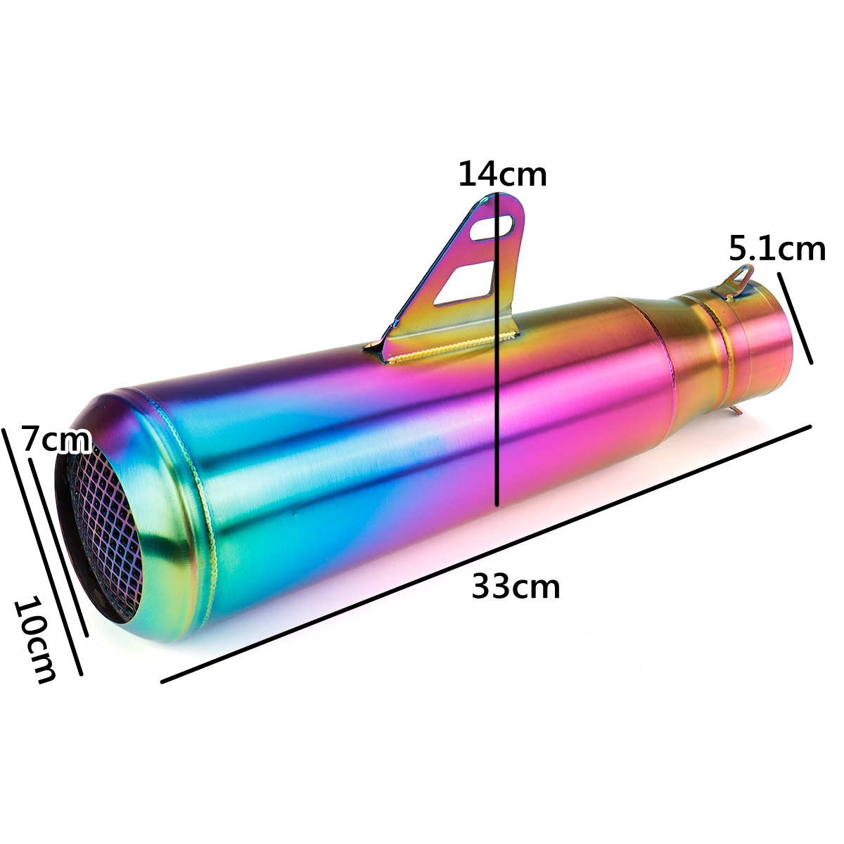 38-51mm-Stainless-Steel-Motorcycle-Exhaust-Muffler-Pipe-Mesh-Outlet-Colorful-Universal-1528072