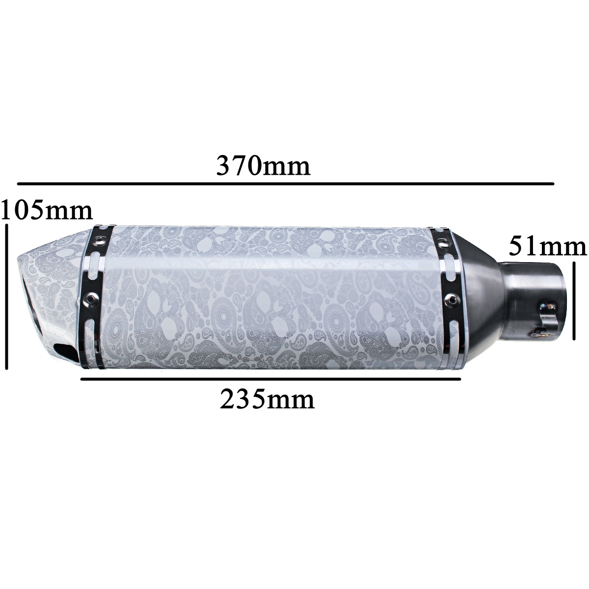 38-51mm-Stainless-Steel-Motorcycle-Exhaust-Muffler-Pipe-With-Silencer-Universal-1549951
