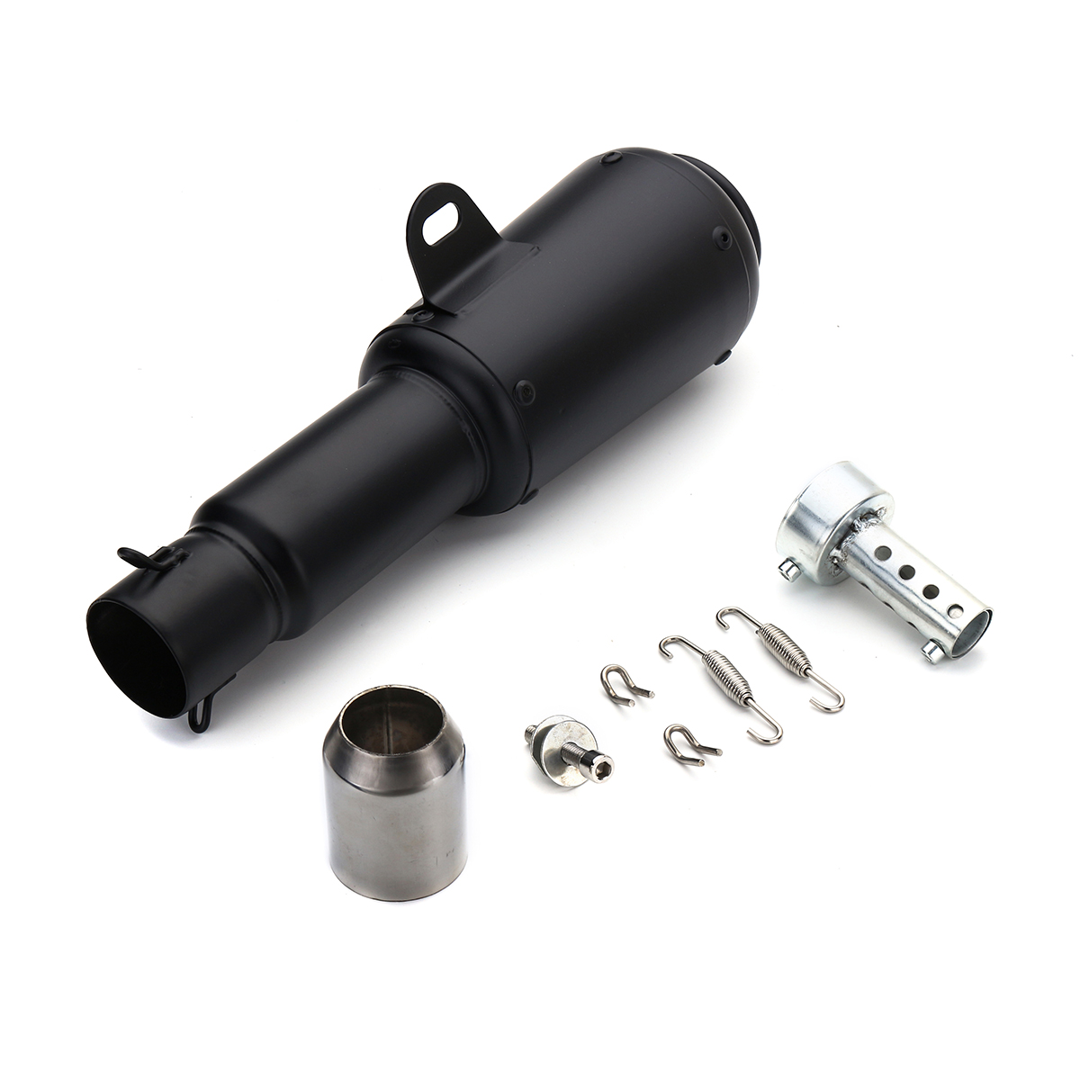 38-51mm-Stainless-Steel-Universal-Motorcycle-Exhaust-Muffler-Pipe-System-1260315