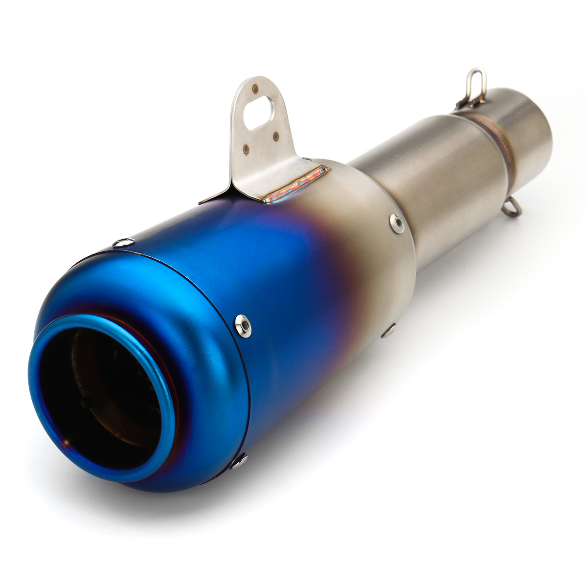 38-51mm-Stainless-Steel-Universal-Motorcycle-Exhaust-Muffler-Pipe-System-1260315